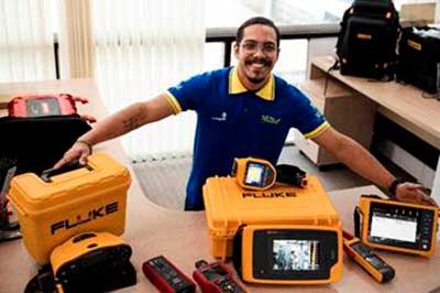 Fluke e SENAI-SP unem forças para preparar aluno para a WorldSkills 2024 em Lyon, na França