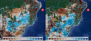 Chuvas beneficiam Centro-Sul do país com precipitação acima da média no Mato Grosso do Sul, destaca EarthDaily Agro