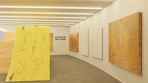 Artista Plástica de Belo Horizonte leva arte e sustentabilidade para exposição no Oriente Médio