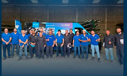 NTN promove treinamento técnico da linha industrial para empresas de todo o Brasil