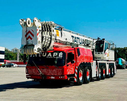 Guindastes Tatuapé amplia frota e diversifica projetos atendidos com Grove GMK6450-1