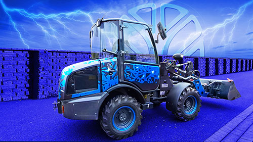 Pá carregadeira compacta elétrica W40X Electric Power da New Holland Construction vence o prêmio GOOD DESIGN