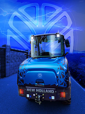 Pá carregadeira compacta elétrica W40X Electric Power da New Holland Construction vence o prêmio GOOD DESIGN