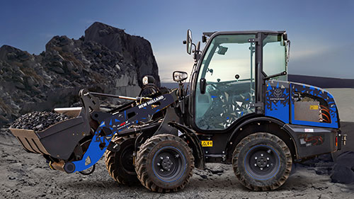 Pá carregadeira compacta elétrica W40X Electric Power da New Holland Construction vence o prêmio GOOD DESIGN