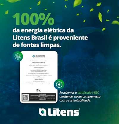 Litens Brasil reforça compromisso com a sustentabilidade e conquista certificação por uso de energia renovável
