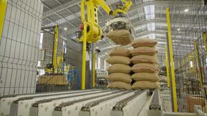 Sistema de paletização da Selgron automatiza processo da indústria cafeeira