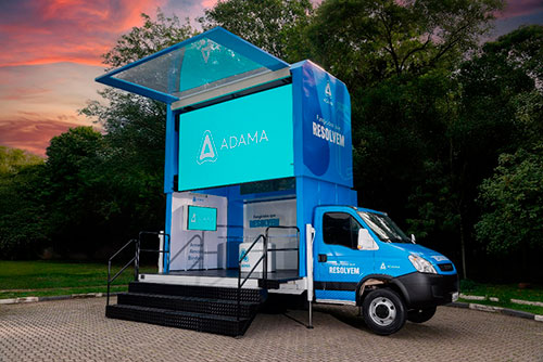 ADAMA destaca inovação em fungicidas no Show Rural Coopavel com experiências ao vivo no Truck de Formulação