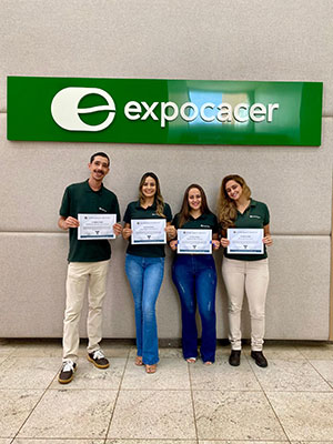 Colaboradores da Expocacer conquistam certificação internacionalmente reconhecida