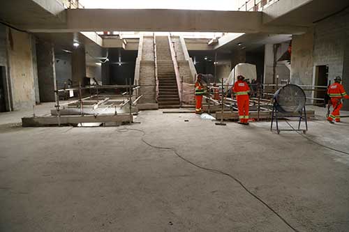 Obras da Estação Santa Marina da Linha 6-Laranja ultrapassam 72% de execução