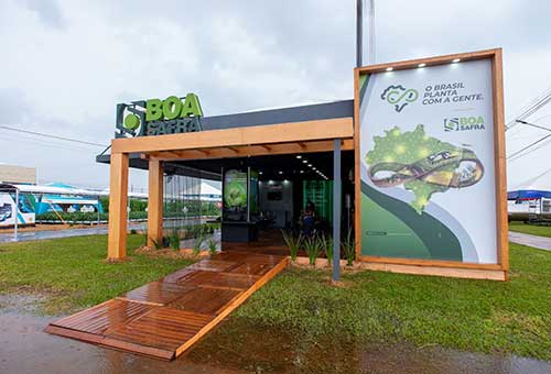 Boa Safra apresenta portfólio de sementes durante a Show Safra, em Lucas do Rio Verde (MT)