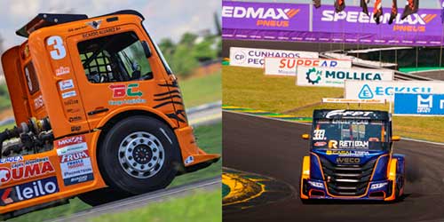 Empresa RIO patrocina 5 pilotos de corridas de caminhões: 4 da Copa Truck e 1 da Fórmula Truck