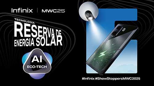  Infinix Apresenta Inovação em Energia Solar Baseada em IA e Personalização de Nova Geração no MWC 2025 