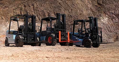 Empilhadeiras a Diesel Off-Road Netmak chegam ao Brasil com proposta inédita