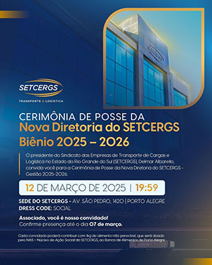 Cerimônia marca apresentação da nova diretoria do SETCERGS para a gestão 2025-2026