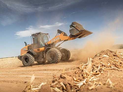 Pá carregadeira CASE 721E customizada para cana é destaque na Agrishow