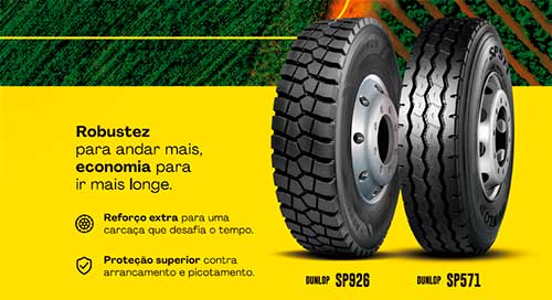 Dunlop Pneus garante mais performance e economia para caminhões na colheita de cana