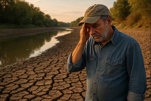 Com rios em declínio e clima instável, campo repensa estratégias para garantir produtividade
