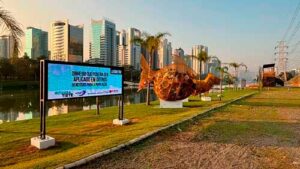 Lixômetro registra aumento de quase 13% na coleta de resíduos flutuantes no Rio Pinheiros no primeiro trimestre de 2025