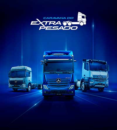 Mercedes-Benz leva experiência exclusiva com seus extrapesados direto para as mãos de motoristas e clientes
