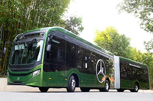 Mercedes-Benz expande demonstrações e testes de ônibus elétricos no Brasil e na América Latina