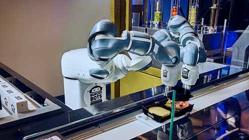  ABB e BurgerBots revolucionam o fast food com robôs que preparam hambúrgueres