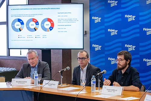 Conselho de Relações Internacionais da Firjan mostra Brasil em 1º lugar em investimento da China na América do Sul