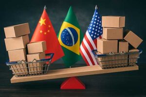 Tarifaço global impulsiona exportações brasileiras e desafia equilíbrio do comércio internacional, aponta Logcomex