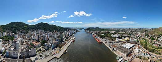 Vports amplia em 70% a capacidade de receber navios Panamax no Porto de Vitória (ES)