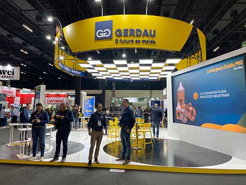 Gerdau marca presença na EXPOMAFE 2025