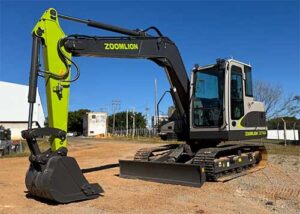 Comingersoll apresenta a nova escavadeira de 7,5 toneladas da Zoomlion