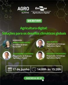  Webinar aborda soluções da Embrapa para os desafios climáticos do setor agropecuário