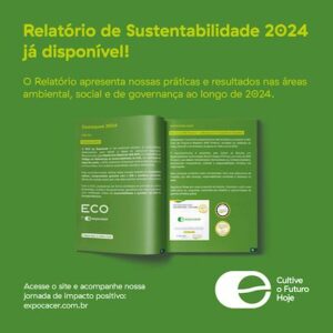 Expocacer lança segunda edição do Relatório de Sustentabilidade e consolida protagonismo da agenda ESG no agronegócio