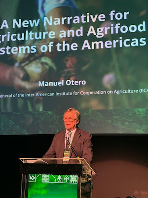 Na Conferência Mundial da IFAMA, Diretor Geral do IICA pediu a construção de uma nova narrativa da agricultura, para que seja reconhecida como um setor essencial das soluções para os desafios do planeta