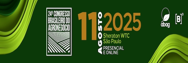 Inscrições com desconto para o Congresso Brasileiro do Agronegócio estão disponíveis até 11 de julho