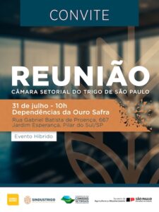 Câmara Setorial do Trigo debate andamento da safra 2025 em São Paulo