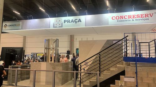 Concrete Show 2025 recebe projeto sustentável Praça da Alvenaria Industrializada e pavimentos intertravados em parceria com CDHU 
