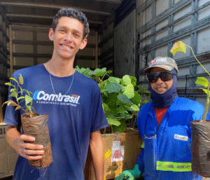 Projeto da RHI Magnesita transforma fretes em plantio de árvores e recuperação ambiental