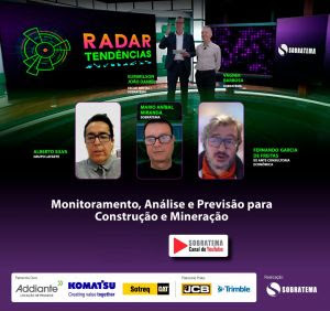 Radar Tendências: Estudo Sobratema prevê estabilidade nas vendas de máquinas da linha amarela