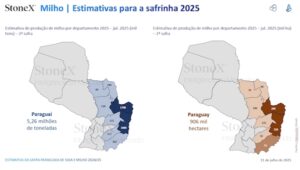 Paraguai deve produzir 9,93 mi t de soja e 5,25 mi t de milho na safra 2024/25