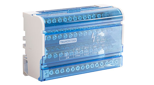 Tramontina apresenta blocos de distribuição para quadros e painéis elétricos