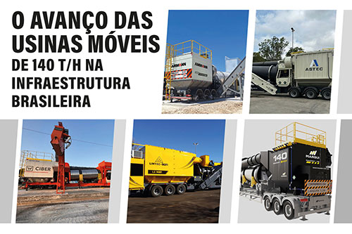 O avanço das Usinas Móveis de 140 t/h na infraestrutura brasileira