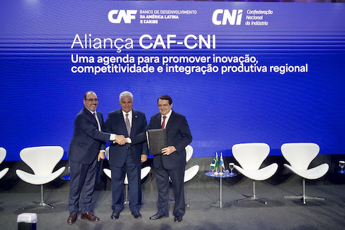 Parceria da CNI com Banco de Desenvolvimento da América Latina busca fortalecer indústria e ampliar mercados na região 