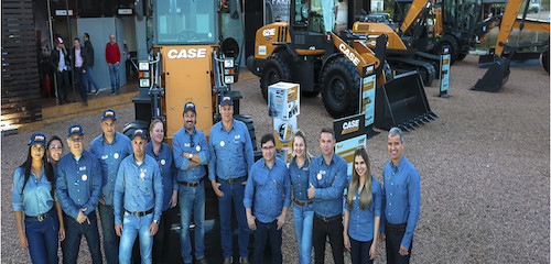 Forza JMalucelli, uma empresa JMalucelli, no estande da Case IH durante todos os dias do evento