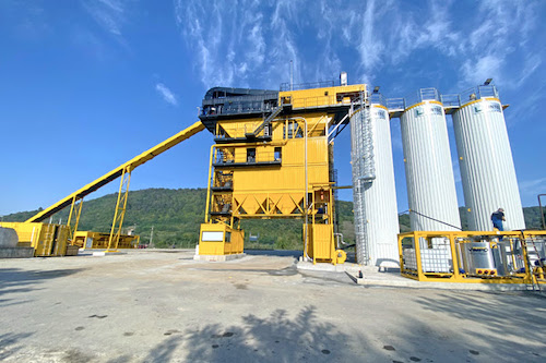 Usina de asfalto Lintec CSD1510 impulsiona estradas mais inteligentes e ecológicas na Romênia