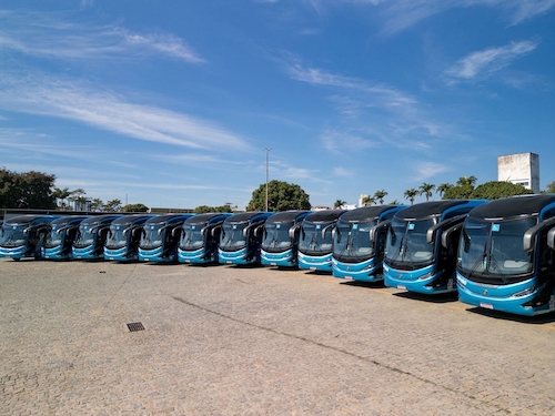 Com ônibus Mercedes-Benz O 500, Águia Branca reforça o compromisso com a sustentabilidade ambiental