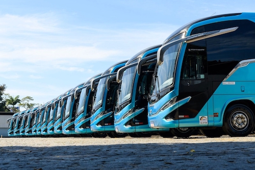 Com ônibus Mercedes-Benz O 500, Águia Branca reforça o compromisso com a sustentabilidade ambiental