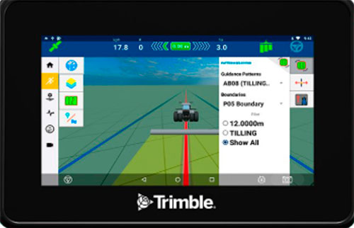 PTx Trimble oferece monitores com alta tecnologia para cada tipo de atividade agrícola