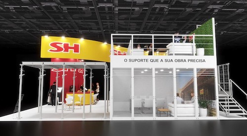 SH leva soluções de produtividade no canteiro de obras e lança livro técnico na Concrete Show 2025