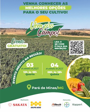 "Vem pro Campo!" leva conhecimento e soluções em horticultura para produtores da região de Pará de Minas (MG) 