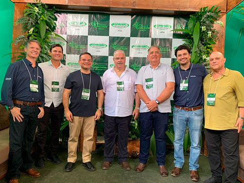 O CEO da ORPLANA, José Guilherme Nogueira, durante a abertura do 2° Alagoas Cana Show